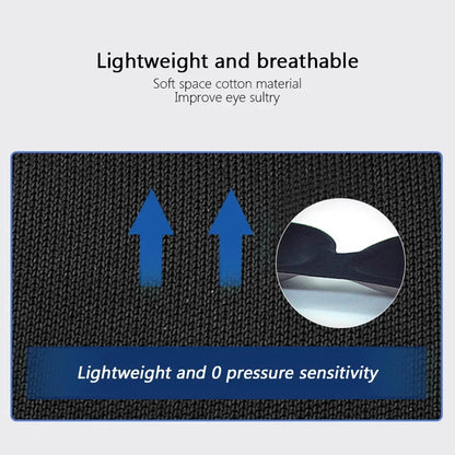 3D Contoured Sleep Mask 100% Light Blocking Eye Mask Ultra-Soft Skin-Friendly Material Breathable Eye Cover For Rest Travel Yoga