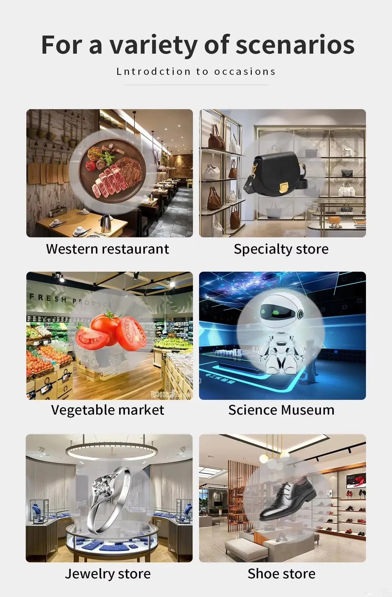 52cm 3D Hologram Fan Projector HD LED Holographic Player Advertising Display Machine WiFi APP Remote Control for Shopping Mall