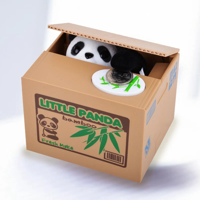 Creative Electronic Money Bank Eat Money Cat Money Bank Cute Toys Children's Gifts Coin Savings Desktop Decorations