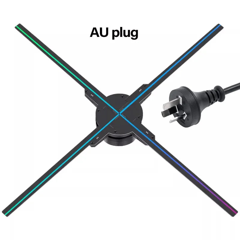 52cm 3D Hologram Fan Projector HD LED Holographic Player Advertising Display Machine WiFi APP Remote Control for Shopping Mall