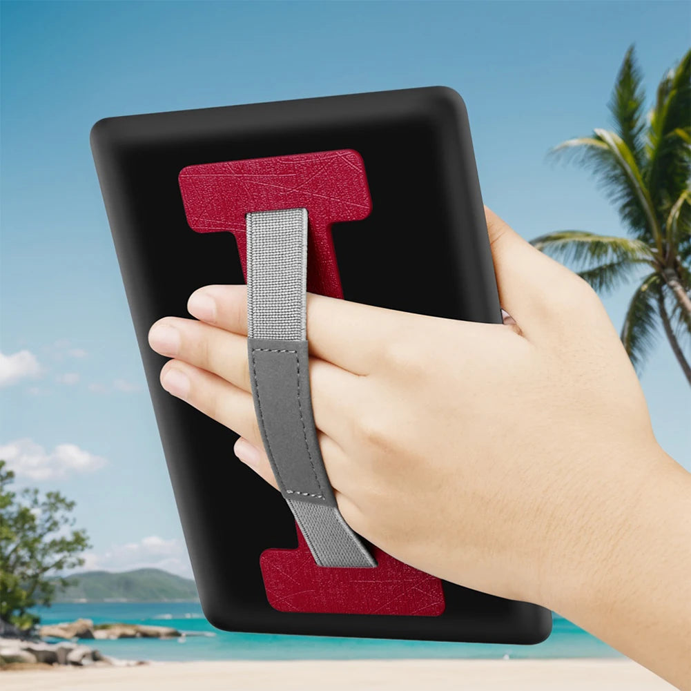 Anti Slip Finger Sling Band Handle Tablet Grip Strap Hand Holder Tablet Handle Hand Holder for 6-8 Inch Kindle Tablet PC