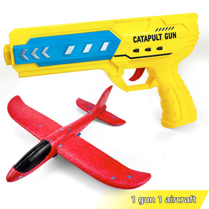 Kids' Catapult Planes, Foam Planes, Gliders, Parent-Child Outdoor Shooting Flying Toys (Separate Accessory Packs for Purchase)