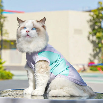 Dog Cooling Vest Shirts Breathable Cool Jacket Sun Protection Puppy Dog Cool Shirt for Outdoor Walking Training Hiking on Summer
