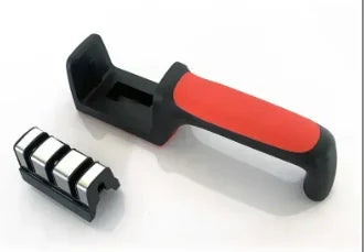 3-Segment Knife Sharpener Knife Sharpeners for Kitchen Knives Stainless Steel Three-Purpose Sharpening Stone for Kitchen Tools