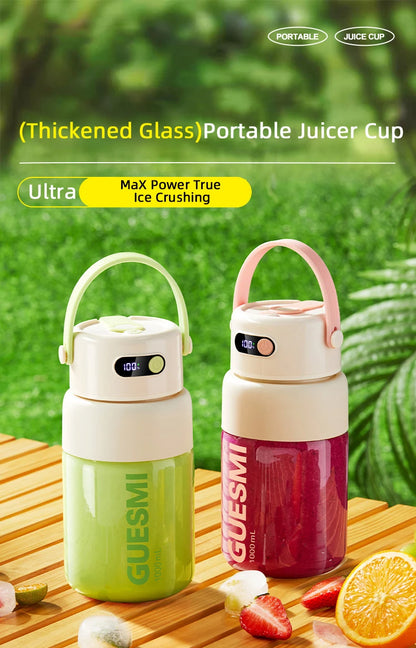 1000ML Portable Blender USB Electric Juicer Fruit Mixers Fruit Home Smoothies Mixer Multifunctional Juice Maker Machine Blender