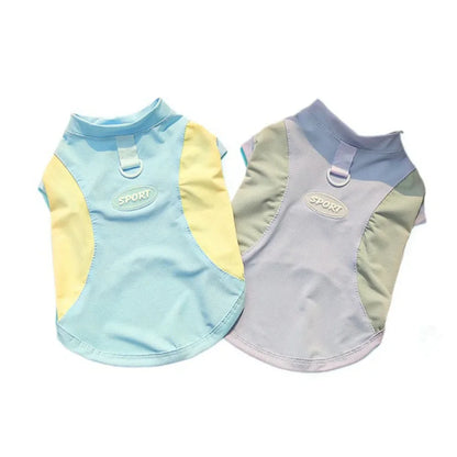 Dog Cooling Vest Shirts Breathable Cool Jacket Sun Protection Puppy Dog Cool Shirt for Outdoor Walking Training Hiking on Summer