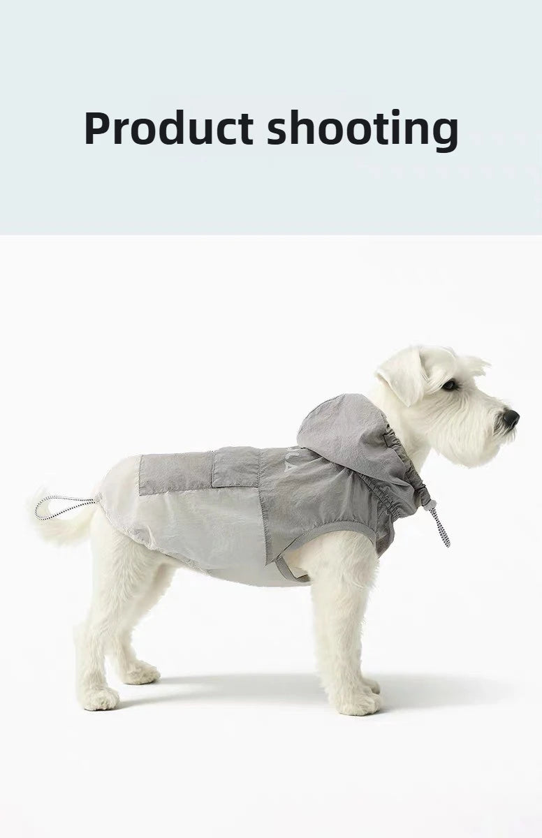 Dog Cooling Sun Protective Sunproof Clothing Pet UV Protective UPF Suit Clothing Thin Vest Summer Cool Coat Jacket Dog Cloehes