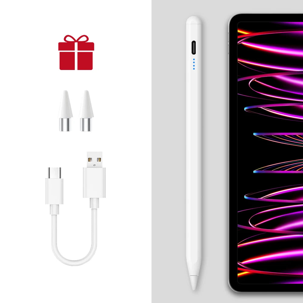Universal Touch Pencil Is Compatible With 99% Of Tablets, Mobile Touch Screen Devices, And Can Magnetically Adsorb IPad Pencil