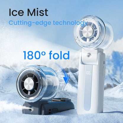 Misting fan spray cooling