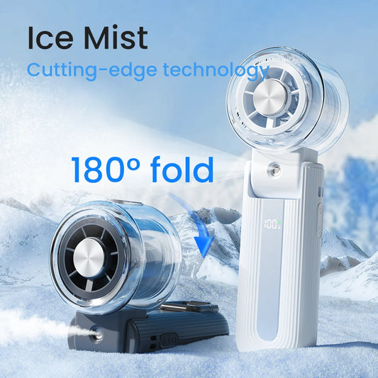Misting fan spray cooling