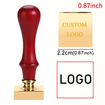 Valentine's Day Wedding Custom Clay Seal Set - 22/25/30/35/40mm Customizable Pottery Design Craft Tool with 1 Handle, Clay Craft