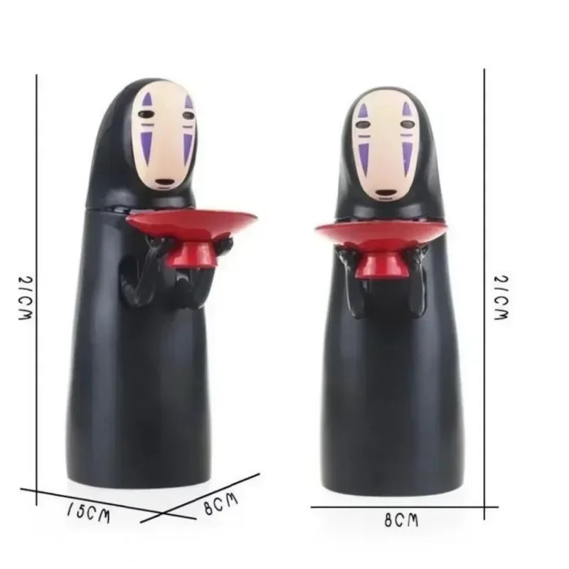 2028 new No Face Man Electric Piggy Bank - Automatic Coin Consumption Battery Charging Storage Jar for Birthday Gifts