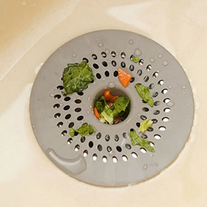 Round silicone floor drain toilet clogging sink filter kitchen sink drain opening bathroom floor drain cover