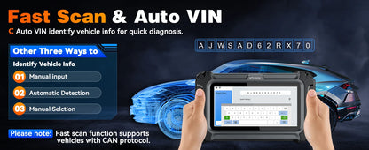 XTOOL InPlus IP500-DJC OBD2 Automotive Scanner For Chrysler/Jeep/Dodge All System Car Diagnostic Free Update Add FCA AutoAuth