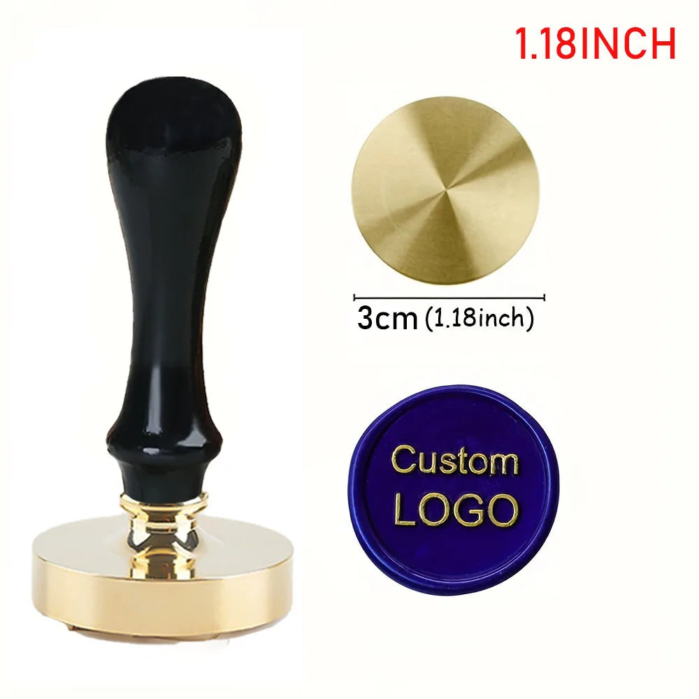 Valentine's Day Wedding Custom Clay Seal Set - 22/25/30/35/40mm Customizable Pottery Design Craft Tool with 1 Handle, Clay Craft