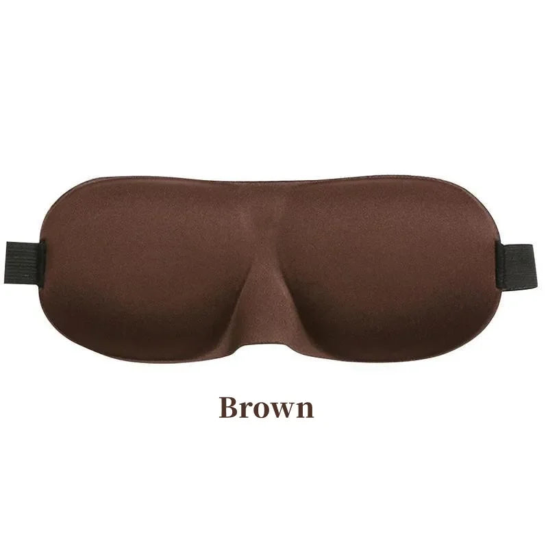 3D Contoured Sleep Mask 100% Light Blocking Eye Mask Ultra-Soft Skin-Friendly Material Breathable Eye Cover For Rest Travel Yoga