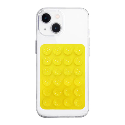 Candy Color Silicone Suction Phone Case Mount Non Slip Suction Cup Phone Stand Silicone Phone Holder For Selfies and Videos