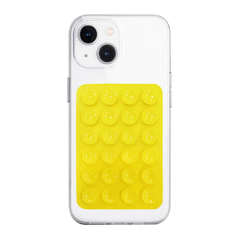 Candy Color Silicone Suction Phone Case Mount Non Slip Suction Cup Phone Stand Silicone Phone Holder For Selfies and Videos