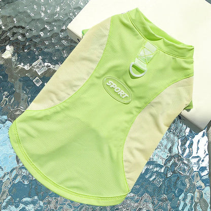 Dog Cooling Vest Shirts Breathable Cool Jacket Sun Protection Puppy Dog Cool Shirt for Outdoor Walking Training Hiking on Summer