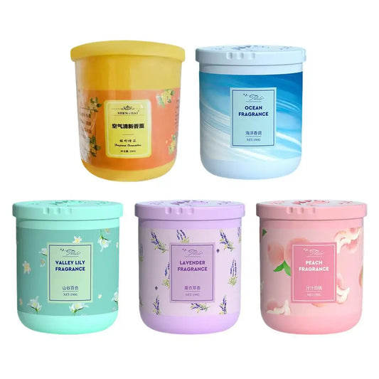1pcs Air Freshener Solid Aromatherapy Hotel Bedroom Toilet Home or Vehicle General Gel Solid Persistent Fragrance