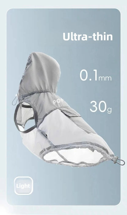 Dog Cooling Sun Protective Sunproof Clothing Pet UV Protective UPF Suit Clothing Thin Vest Summer Cool Coat Jacket Dog Cloehes