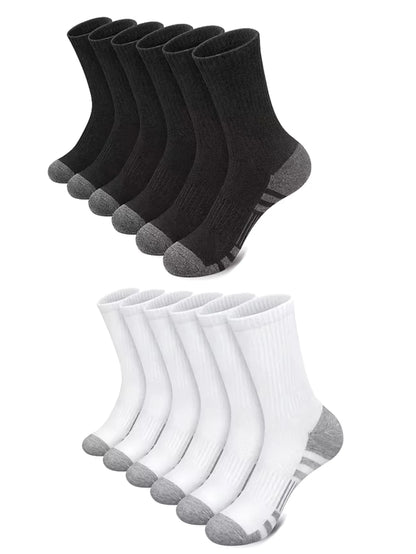 10/30 Pairs of High-Quality Soft and Comfortable Men's Running Socks Summer Sweat Wicking and Breathable Basketball Sports Socks
