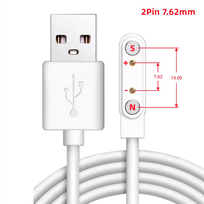 Smart Watch Magnetic USB Dock Charger 2pin 4pin Charging Cable Power Adapter For Kids Smartwatch Juicer Beauty Device Toothbrush