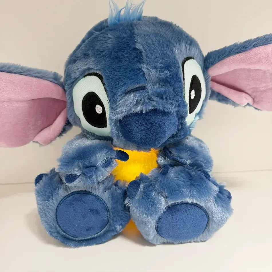 Hot Comfortable Stitch Breathing Companions Soothing Sleeping Plush Doll Girl Soothing Music Luminous sleeping Toy Room Ornament