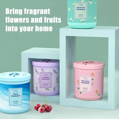 1pcs Air Freshener Solid Aromatherapy Hotel Bedroom Toilet Home or Vehicle General Gel Solid Persistent Fragrance