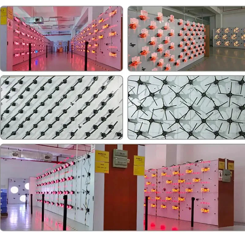 Custom Ventilador Holografico Splicing Hologram Fan Projectors Display Big Size 3D Led Fan For Advertising Business Exhibition