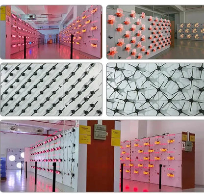 Custom Ventilador Holografico Splicing Hologram Fan Projectors Display Big Size 3D Led Fan For Advertising Business Exhibition