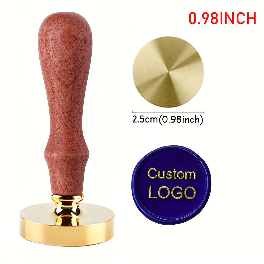 Valentine's Day Wedding Custom Clay Seal Set - 22/25/30/35/40mm Customizable Pottery Design Craft Tool with 1 Handle, Clay Craft