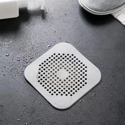 Drain Cover - No Drill Hair Catcher for Sink/Bathtub/Shower, Fine Mesh Waterproof Filter with Suction Cups Kitchen Accessories