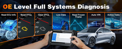 XTOOL InPlus IP500-DJC OBD2 Automotive Scanner For Chrysler/Jeep/Dodge All System Car Diagnostic Free Update Add FCA AutoAuth