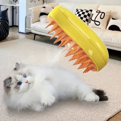 Upgraded Pet Spray Grooming Comb Steamy Floating Hair Removal Cleaning Steam Brush Styling for Dogs Cats Accessories