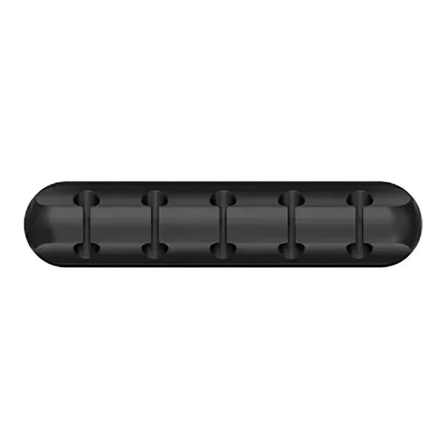 Cable Cord Wire Organizer Silicone USB Cable Winder Management Clips Self Adhesive for Mouse Keyboard Headset For iPhone Huawei
