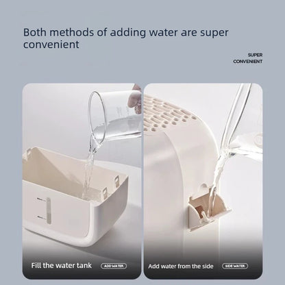 Portable Air Cooler Fan 2026 Kitchen Ice Mist Fan with Fast Cooling Quiet Operation Humidify Electric Fan for Home Office