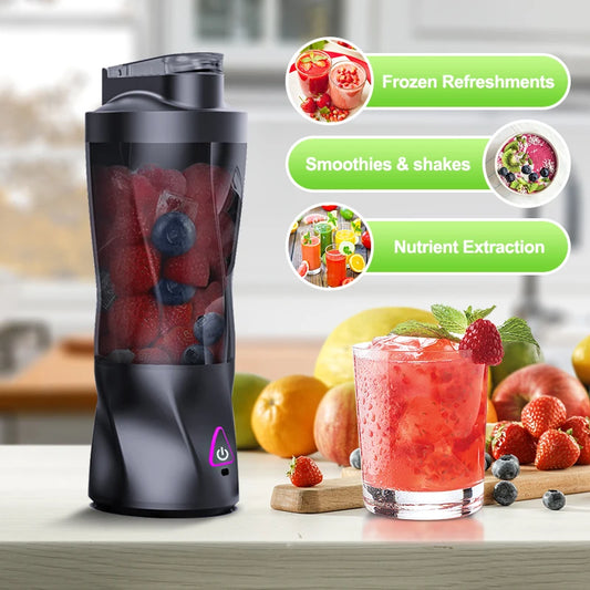Rechargeable juicer blender