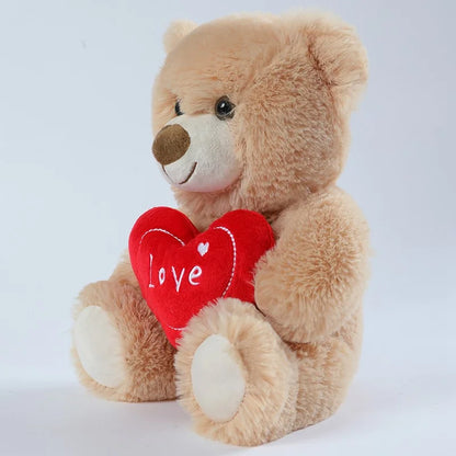 Love Bear Stuffed Animal, Holding Love Heart Plush Bears, I Love You Mom, Valentine's Day Gift, Love Gift for Mom, Girlfriends