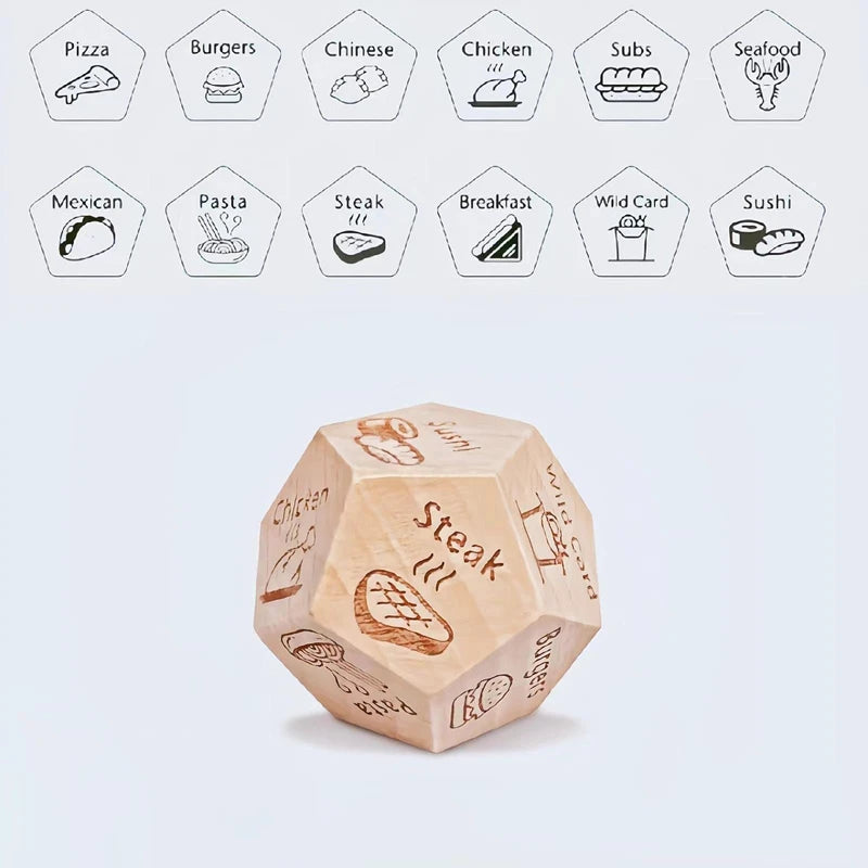 Dice for Her Him Couples Gift Food Movie Activity Decision Dice Games Christmas Birthday Valentines Day Gifts for Wife Husband