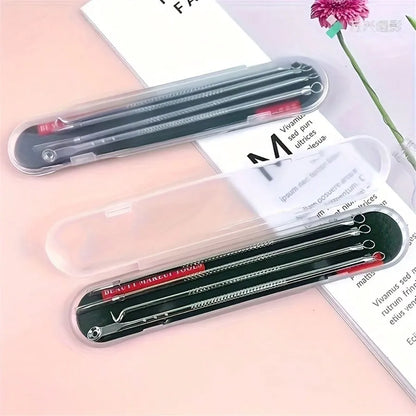 8pcs Acne, Blackhead, Dark Spot, Pimple Remover Tool Set, Skin Care Beauty, Pore Cleansing Kit