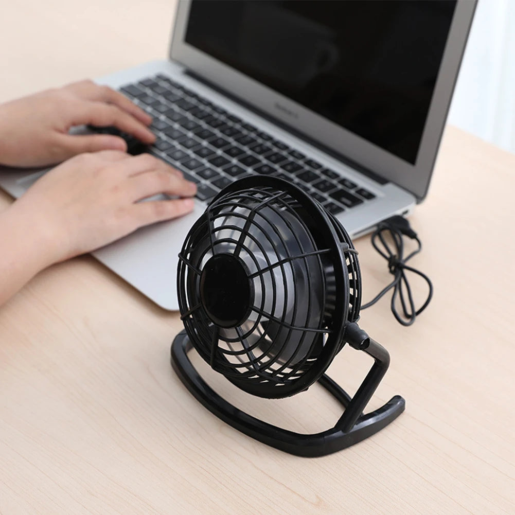 Portable Fans USB Fan 15*9*14.5cm ABS+Electronic Components Blue/Black Convenient Home UseUltra Quiet Practical
