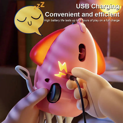 Interactive Electronic Dancing Squid Toy Lights Music Baby Toy for Toddler Early Learning Development Kids Educational Play Gift