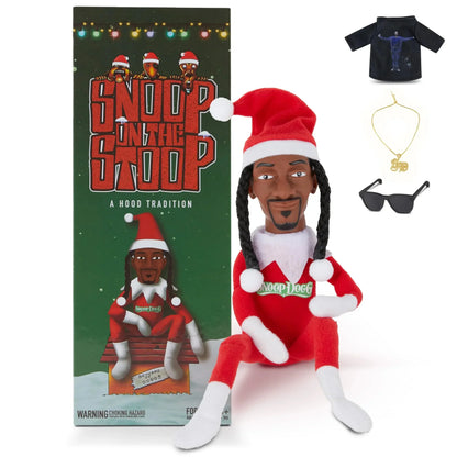New Snoop Dogg Snoop on a Stoop Christmas Elf Doll Plush Toys Children Christmas Gift