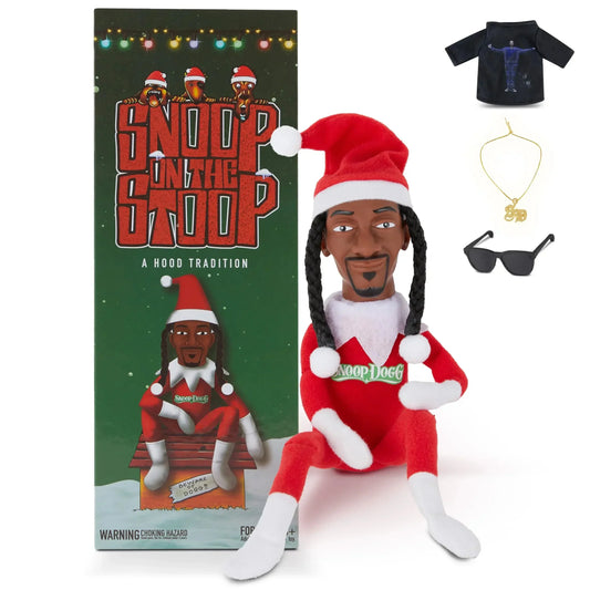 New Snoop Dogg Snoop on a Stoop Christmas Elf Doll Plush Toys Children Christmas Gift