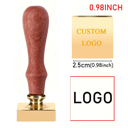 Valentine's Day Wedding Custom Clay Seal Set - 22/25/30/35/40mm Customizable Pottery Design Craft Tool with 1 Handle, Clay Craft
