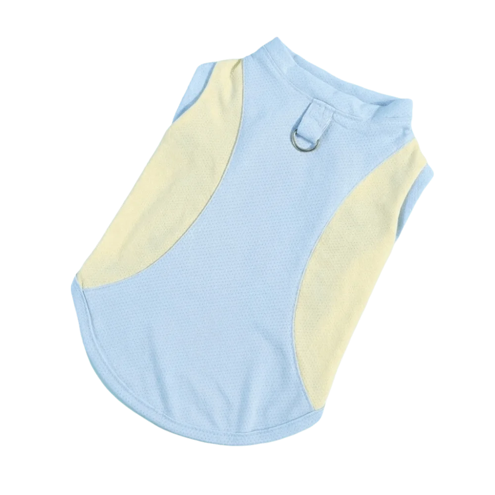 Breathable Mesh Dog Cooling Vest Comfortable Quick Drying Pet Summer Clothes Lightweight with D Ring Pet Tank Top