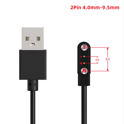 Smart Watch Magnetic USB Dock Charger 2pin 4pin Charging Cable Power Adapter For Kids Smartwatch Juicer Beauty Device Toothbrush