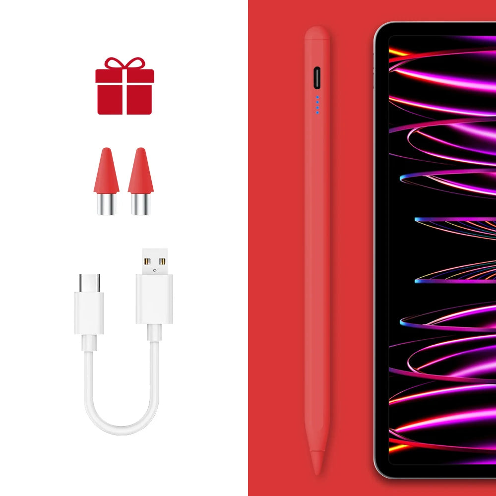 Universal Touch Pencil Is Compatible With 99% Of Tablets, Mobile Touch Screen Devices, And Can Magnetically Adsorb IPad Pencil