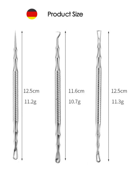 Blackhead Remover Acne Tool Pimples Removal Needles Extractor Tweezers Pore Cleaner Deep Cleaning Tool